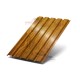 Купить профнастил МП35-0.5, Ширина-1035, ECOSTEEL_T Золотой Дуб 