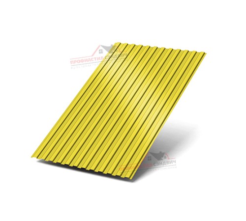 Купить профилированный лист МП10-0.5, Ширина-1100, Полиэстер RAL1018 