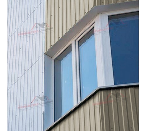 Купить профилированный лист МП10-0.45, Ширина-1100, Полиэстер RAL1035 