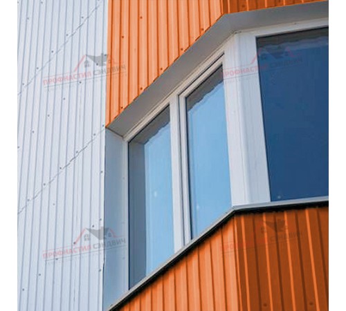 Купить профилированный лист МП10-0.5, Ширина-1100, Полиэстер RAL2004 