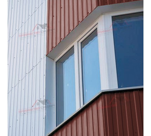 Купить профилированный лист МП10-0.45, Ширина-1100, Полиэстер RAL3009 