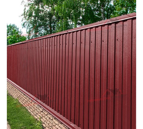 Купить профнастил МП10-0.5, Ширина-1100, PURMAN RAL3011 