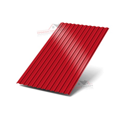 Купить профилированный лист МП10-0.45, Ширина-1100, Полиэстер RAL3020 