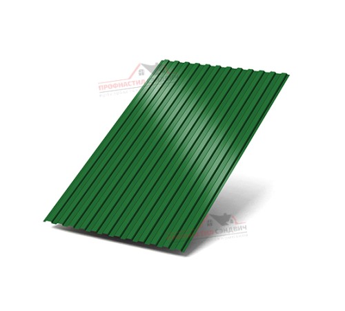 Купить профилированный лист МП10-0.7, Ширина-1100, Полиэстер RAL6002 