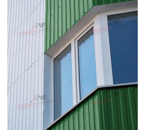 Купить профилированный лист МП10-0.7, Ширина-1100, Полиэстер RAL6002 