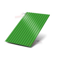 Профилированный лист МП10-0.5, Ширина-1100, Полиэстер RAL6018