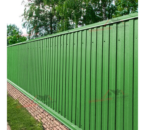 Купить профнастил МП10-0.5, Ширина-1100, Полиэстер RAL6018 