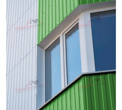 Купить профилированный лист МП10-0.5, Ширина-1100, Norman RAL6018 