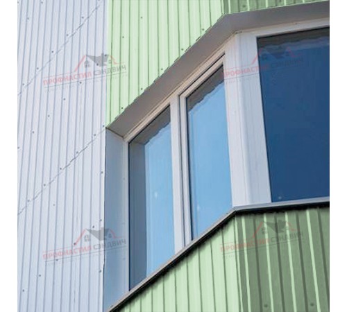 Купить профилированный лист МП10-0.5, Ширина-1100, Norman RAL6019 