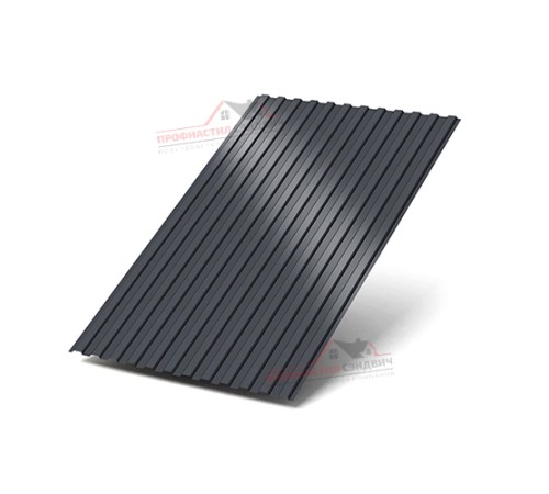 Купить профилированный лист МП10-0.5, Ширина-1100, Полиэстер RAL7024 