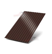 Профнастил МП10-0.4, Ширина-1100, Полиэстер RAL8017