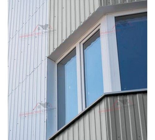 Купить профилированный лист МП10-0.45, Ширина-1100, Полиэстер RAL9006 