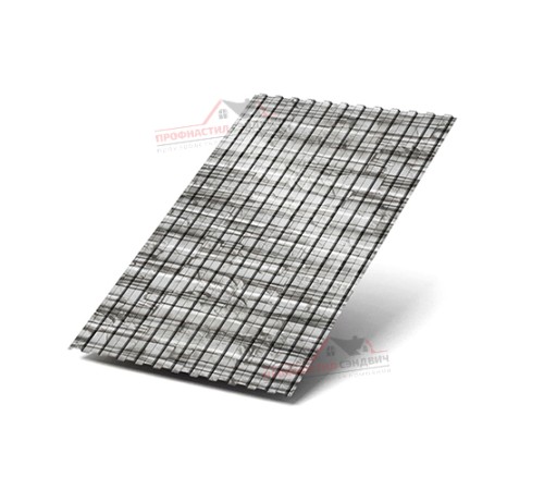 Купить профнастил МП10-0.5, Ширина-1100, ECOSTEEL Белый Плитняк 