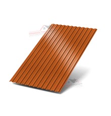 Профилированный лист МП10-0.5, Ширина-1100, AGNETA CopperCopper