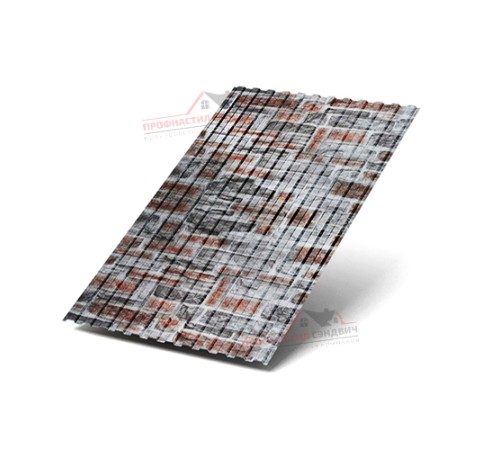 Купить профнастил МП10-0.5, Ширина-1100, ECOSTEEL Кварцевый сланец 