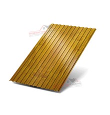 Профнастил МП10-0.5, Ширина-1100, ECOSTEEL_T Золотой Дуб