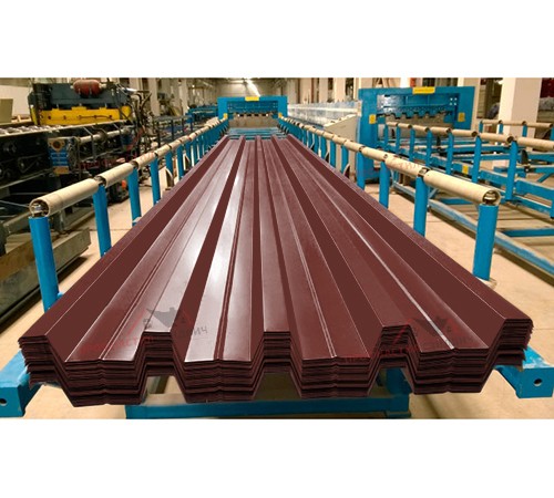 Купить профилированный лист Н60-0.7, Ширина-845мм, Полиэстер RAL3009 