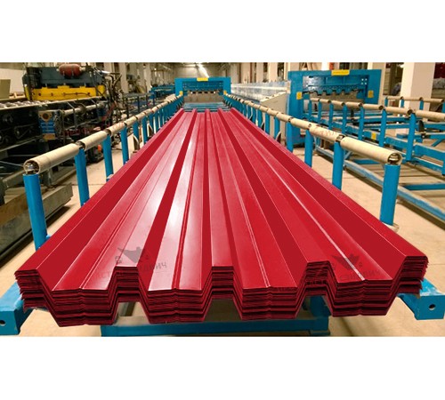 Купить профнастил Н60-0.5, Ширина-845мм, Norman RAL3020 