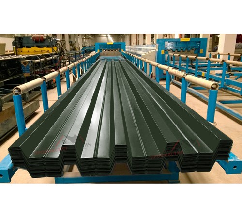 Купить профилированный лист Н60-0.5, Ширина-845мм, Viking E RAL6007 