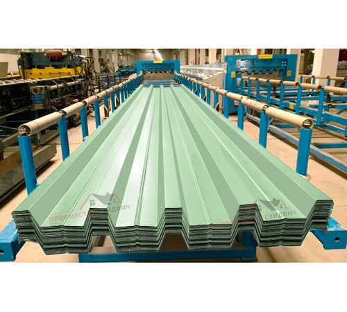 Купить профилированный лист Н60-0.5, Ширина-845мм, Norman RAL6019 