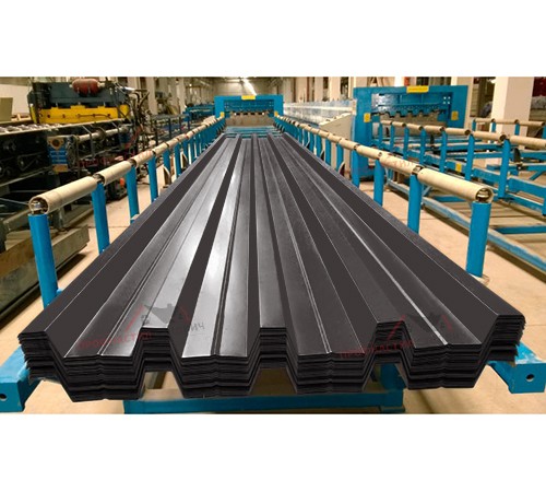 Купить профнастил Н60-0.5, Ширина-845мм, Viking E RAL8019 