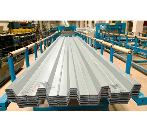 Купить профилированный лист Н60-0.7, Ширина-845мм, Полиэстер RAL9002 