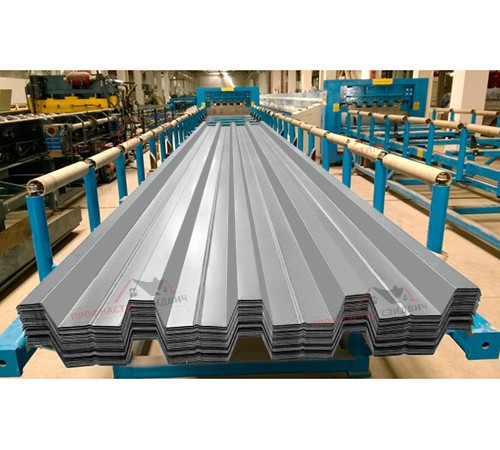 Купить профнастил Н60-0.7, Ширина-845мм, Полиэстер RAL9006 