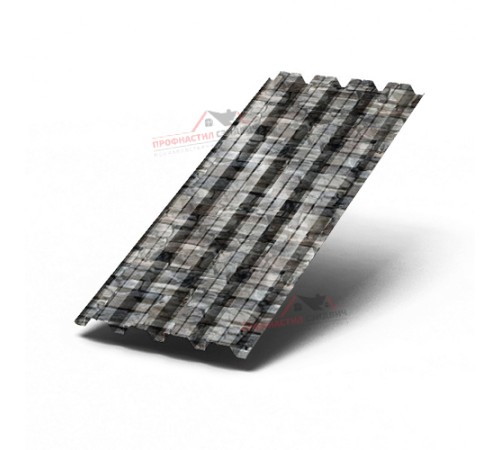 Купить профнастил Н60-0.5, Ширина-845мм, ECOSTEEL Белый Камень 