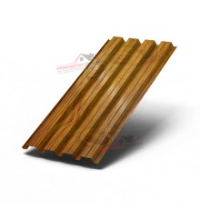 Профнастил Н60-0.5, Ширина-845мм, ECOSTEEL_T Золотой Дуб