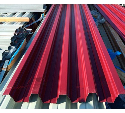 Купить профлист Н75-0.7, Ширина-750мм, Полиэстер RAL3011 