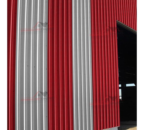 Купить профилированный лист НС35-0.5, Ширина-1100, Полиэстер RAL3020 