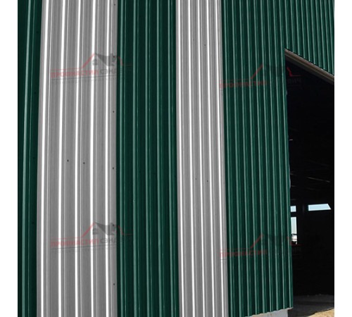 Купить профилированный лист НС35-0.45, Ширина-1100, Полиэстер RAL6005 