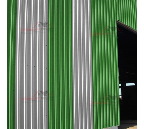 Купить профилированный лист НС35-0.5, Ширина-1100, Norman RAL6018 