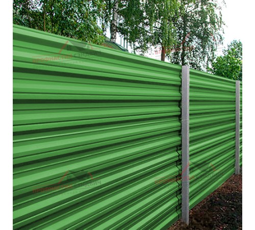 Купить профнастил НС35-0.5, Ширина-1100, Norman RAL6018 