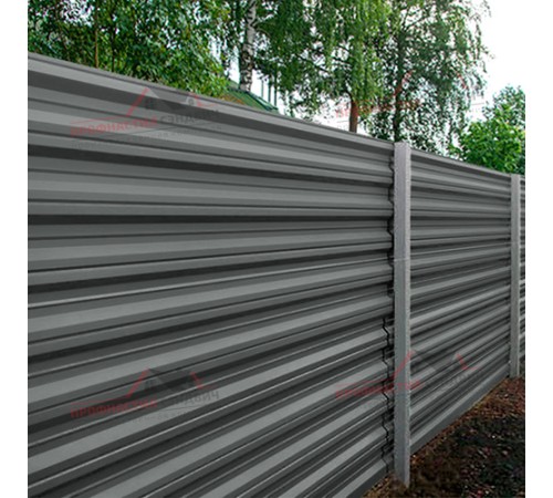 Купить профнастил НС35-0.45, Ширина-1100, Полиэстер RAL7005 