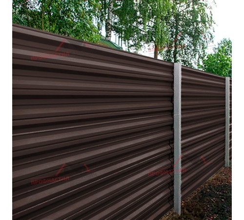 Купить профнастил НС35-0.45, Ширина-1100, Viking RAL8017 