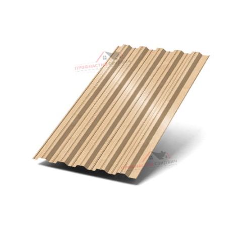 Купить профилированный лист НС35-0.5, Ширина-1100, ECOSTEEL Клен 