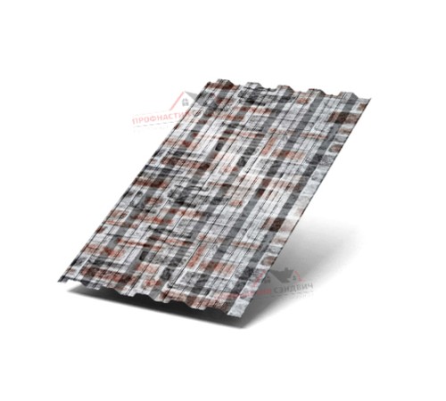 Купить профнастил НС35-0.5, Ширина-1100, ECOSTEEL Кварцевый Сланец 