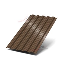 Профилированный лист НС35-0.5, Ширина-1100, ECOSTEEL Мореный Дуб