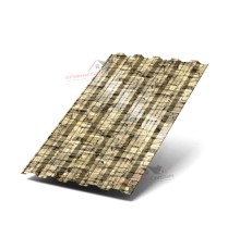 Профилированный лист НС35-0.5, Ширина-1100, ECOSTEEL Песчаник