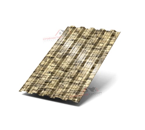 Купить профилированный лист НС35-0.5, Ширина-1100, ECOSTEEL Песчаник 