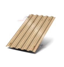 Профилированный лист НС35-0.5, Ширина-1100, ECOSTEEL-T Сосна