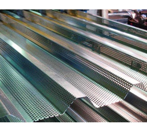 Купить перфорированный профилированный лист Т18DR-1100-0,75 Алюцинковый 