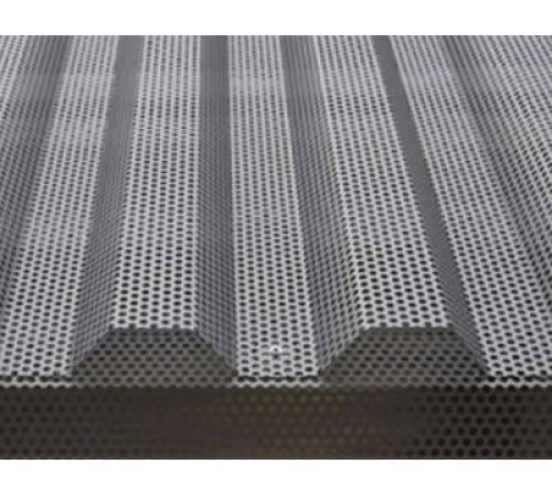 Купить перфорированный профилированный лист Т18DR-1100-0,8 Алюцинковый 