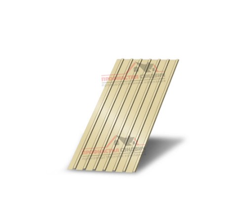 Купить профнастил С10 с нестандартной шириной 0,70 м толщина 0,35 окрашенный 