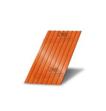 Профнастил С10 с нестандартной шириной 0,80 м толщина 0,55 окрашенный