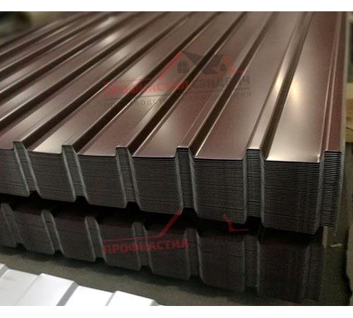 Купить профнастил С10 с нестандартной шириной 0,80 м толщина 0,6 окрашенный 