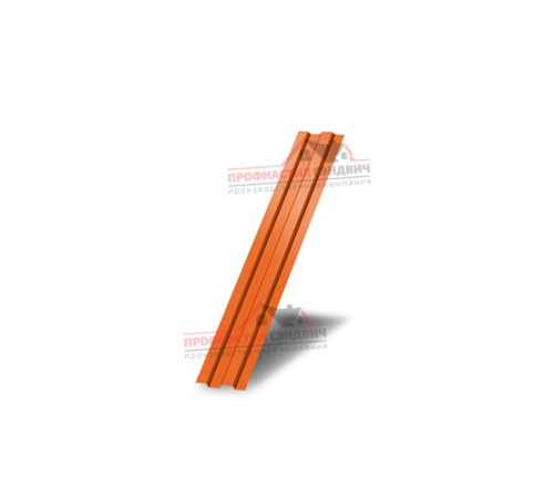 Купить профнастил С8 с нестандартной шириной 0,20 м толщина 0,5 окрашенный 