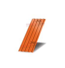 Профнастил С8 с нестандартной шириной 0,50 м толщина 0,5 окрашенный