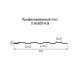 Купить профнастил С8 с нестандартной шириной 0,50 м толщина 0,35 оцинкованный 
